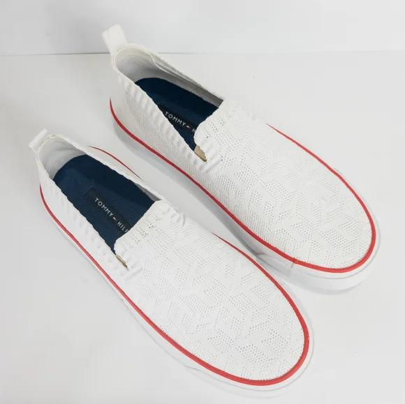 Tommy Hilfiger Gilrey Slip-on Sneakers White -5.5 - Picture 7 of 9